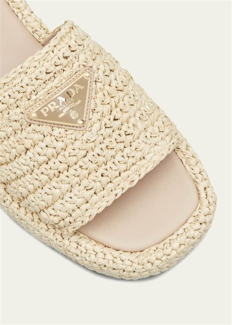 raffia platform slides